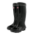 双安 工矿靴 BX002 长筒36cm 38码 带反光条 橡胶材质 矿用雨靴 防滑耐磨舒适