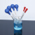 定制短款 刻度吸管 实验室玻璃刻度滴管 带橡胶吸球0.5ml   1ml 5ml精度0.1*含蓝吸球