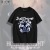 喜飞鹿（XIFEILU）空洞骑士游戏周边短袖T恤夏季印花男女同款学生潮流ins印象衣服 黑色01款 S