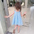 迪士尼（Disney）女童连衣裙夏季2024新款儿童吊带背心裙洋气公主裙宝宝夏装纱裙 紫色 120码
