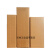 定制适用长条纸箱快递箱批发定做 长方形打包纸盒子包装盒 6号10x10x42cm40个 三层特硬