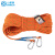 SHANDUAO 高空作业安全绳套装 户外安装空调工地施工作业保险绳SD232钢丝内芯 8mm直径（30米）橘色