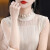 XEHCI新款针织背心无袖打底衫镂空时尚百搭上衣女 白色 #M(建议90-105斤)