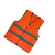Raxwell(瑞克维尔) XRRK-03034   反光背心 双杠魔术贴款 荧光橘 加大码 单位：件