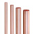 飓程 金属加工配件 T2紫铜棒 铜棒 接地导电铜棒 实心紫铜棒 单位：米 直径9mm*1米 