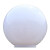 ZOATRON 亚克力柱子柱头圆球围墙户外防水外壳 (不发黄加厚)直径35螺口12/12.5C ZT-8923