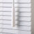 廷沫百叶窗帘压花设计高级感卧室办公室卫生间厨房升降百叶帘免打孔 纯白色 宽1.5米高2.3米
