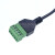 USB公2.0免焊接插头电脑电视数据传输充电延长5P端子免焊接转接线