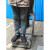 欧杜（oudu）  不锈钢台阶凳2层小梯子脚踏凳户外小门台小楼梯仓库 不锈钢(304材质90*40*90厘米)