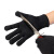 谋福 防割防刺手套 防护钢丝手套  劳保用品 防割手套（黑色） 