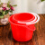 适用于百货红色油漆桶鸡蛋喜蛋小红桶塑料水桶涂刷儿童调漆桶工业 中号无盖3升