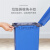 威佳（Wellguarding）脚踩垃圾桶 分类连体塑料桶 户外环卫垃圾箱 黄色20L其他垃圾