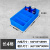 亚岳加厚分格箱多格箱分类箱汽车专用修理箱螺丝箱工具零件收纳盒 高10格箱(蓝色)内格尺寸120*76*80MM