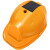 惠利得国标安全帽双风扇空调帽子蓝牙对讲带头灯太阳能充电工地帽工程帽 红色 双风蓝牙无太阳能