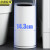 京洲实邦 15L双桶白 轻奢客厅厨房夹缝圾垃圾桶带盖小窄筒JZSB-1112