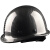 瑞恒柏国标logo花纹安全帽定制头盔ABS监理碳纤维黑色帽工地领导 亮黑色圆盔 碳纤维花纹