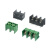适用KF762-7.62mm间距KF8500-8.5mm栅栏式PCB板接线端子绿/黑 8500-4p绿色
