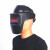 电焊面罩头戴式轻便透气氩弧焊工专用自动变光眼镜防烤脸防护帽具 变光款+10片保护片