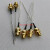 SMA-KYB1铜管射频同轴测试线 SMA母单头SFT50-1半钢RF高频测试线 0.6m