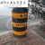 定制适用于电线杆防撞桶安全警示交通圆柱型防撞桶防撞墩反光电杆 黄黑1200*880*680