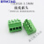 15EDGK-3.5MM插拔式对接插头绿色接线端子焊PCB板孔座2-24P小间距 6P K插头