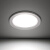 FSL佛山照明 LED嵌入式筒灯【7W黄光3000k】3.5寸开孔105-110mm 银边