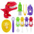 班达熊刷牙玩具早教儿童宝宝仿真过家家牙医套装过家家恐龙主题医生 10件套黄恐龙牙医生