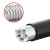沈阳电线电缆有限公司-ZR-YJLV22-0.6/1KV-3X50+2X25mm²国标铝芯电缆铠装  1米