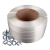 柔性聚酯纤维打包带手工高强度收紧集装箱物流包装捆扎钢丝扣机 白色2.5厘米宽500米