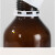 戴丹直销500ml棕色实验瓶试剂盐水玻璃瓶螺口样品瓶防盗玻璃甲醇空瓶 白色防盗盖子内盖50个