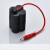 小便斗感应水龙头电池盒感应大小便器6v4节5号7号电池盒子 红黑色DC头带扣