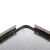 金诗洛 K5659 壁挂式铁艺墙角置物架 免打孔扇形镂空沥水架厨卫用品收纳三角架 黑色