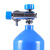 链工 工业氧气瓶高压瓶铝合金无缝钢瓶吸氧工业瓶急救瓶单瓶 2升瓶表一体氧气瓶