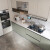 麦可辰石英石台面板现代橱柜整体全屋家具L字型厨房厨柜台面 定金 1米