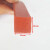 耐高温平板密封条防撞方型密封硅胶平板发泡隔音扁条橡胶垫 40*5mm红色