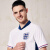 塔然2024欧洲杯英格兰国家队球衣主场球员版凯恩贝林厄姆赖斯足球套装 客场上衣+印号 S码(球迷版)