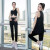 希赫丹塔（HIHEDTN）品牌瑜伽服女夏季2024新款高级感宽松速干健身衣专业晨跑步运动服 焦糖红背心三件套 L
