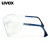 UVEX优唯斯9161305 访客防护眼镜实验室防风沙防尘护目镜外罩眼镜 定做