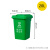 240l户外分类垃圾桶带轮盖子环卫大号容量商用小区干湿分离垃圾箱 咖啡色100升加厚桶