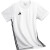 adidas阿迪达斯速干T恤 阿迪达斯跑步T运动上衣健身训练吸汗短袖男女T恤 白色 H44526 M