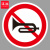 谋福（CNMF）交通标志指示牌 停车场限高标识牌可定制【禁止鸣喇叭-贴反光膜UV（加铝槽和抱箍）】