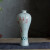 景展家居摆件德化白瓷陶瓷小花瓶观-音瓶供佛禅意花瓶 贵妃瓶双鱼红色花