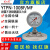 红旗牌仪表YTPN-100BF/MF全不锈钢耐震隔膜压力表耐腐蚀高温法兰 -0.1~0MPa