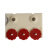 安英卡尔 A1952 计数磁性标签 红色强磁65*100mm*4轮X10只装 磁性标签 仓库标识牌库房记数卡