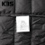 K3S秋冬装轻薄款加肥加大码肥佬宽松保暖内搭白鸭绒 黑色 L(100-120斤左右)