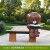 户外卡通动物坐凳摆件布朗熊长颈鹿座椅雕塑景区公园林幼儿园装饰 Y-1508-1双人阅读布朗熊坐