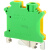 USLKG-6接线端子UK黄绿地线端子6N双色电压6mm平方导轨接地端子排 黄绿双色10只