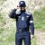 新式森林消防服套装应急抢险救援服作训服耐磨工作服套装男 蓝条腰带（均码） XS16090100斤