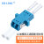 EB-LINK 电信级LC-LC单模双工适配器LC光纤法兰盘耦合器配线架终端盒光纤跳线延长对接头 10个装