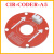 展鹏门机编码器CIR-CODER-A圆形方形编码器客梯/货梯门机轮皮带轮 展鹏门机皮带轮（货梯用）6孔